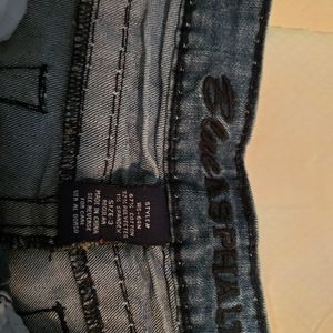 Blue Asphalt straight leg jeans size 3